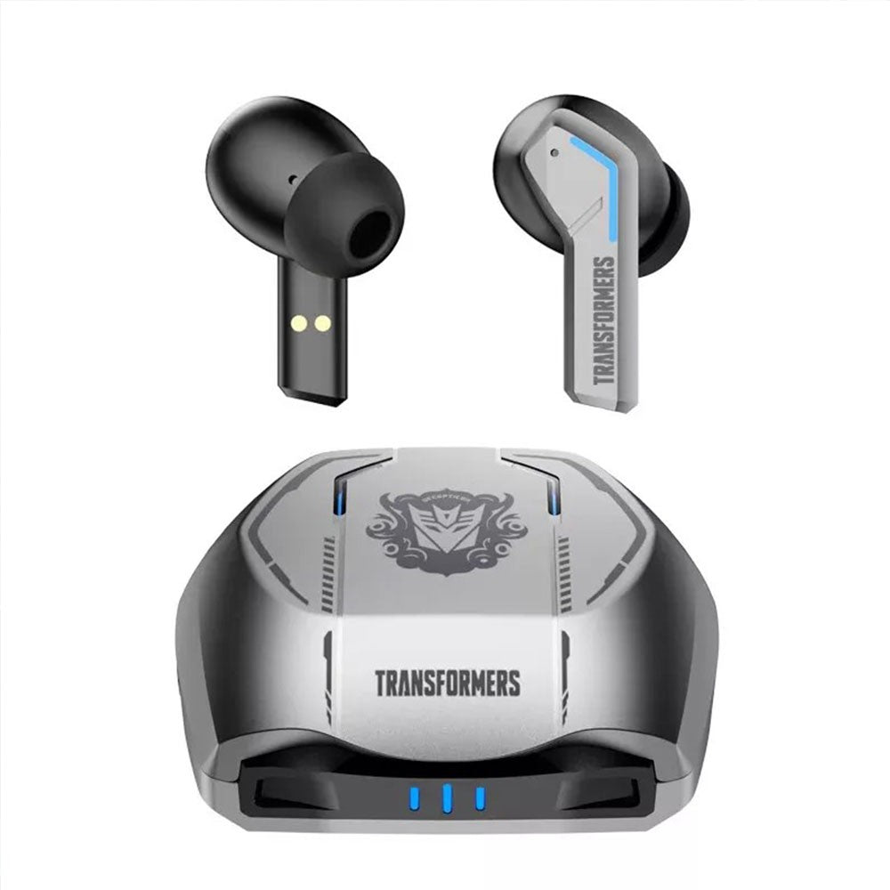 Transformers TWS Wireless Earphones Bluetooth V5.3 Rechargeable TF-T06 - Silver