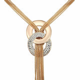 Krystal Couture Horizons Long Necklace Embellished with SWAROVSKI Crystals