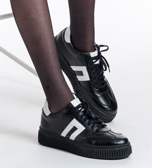 Bosccolo Womens Sneakers - Black/White