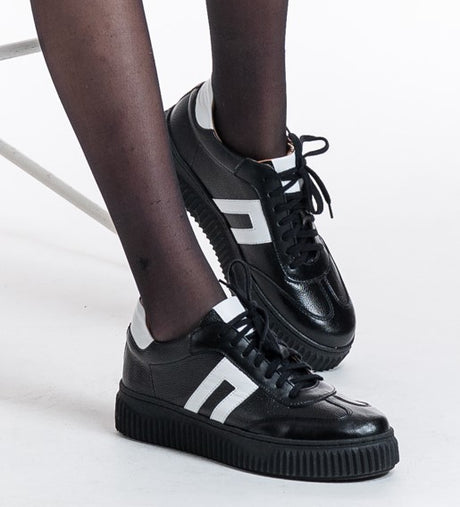 Bosccolo Womens Sneakers - Black/White