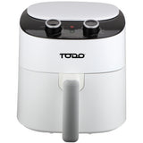 TODO 4.2L Air Fryer 1300W Convection Oven Fan Forced Multi Function Cooker Analog �� White