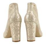 Bosccolo Womens Boots - Silver Plated Beige