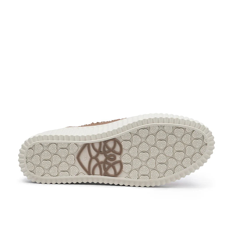 Chunky Platform Knit Sneakers - Mocha