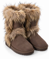 Australian Leather Ugg Fozy Short Uggs - Chocolate - AU6