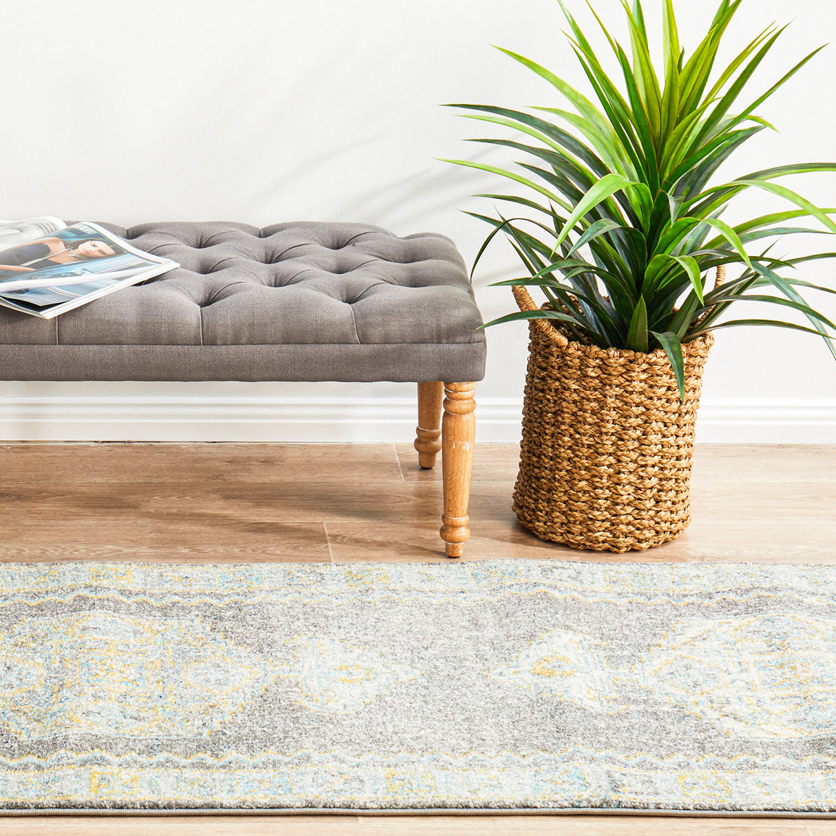 Century 944 Grey Runner Rug