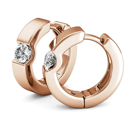 Boxed Modern Bangle and Earrings Set Embellished with SWAROVSKI® Crystals