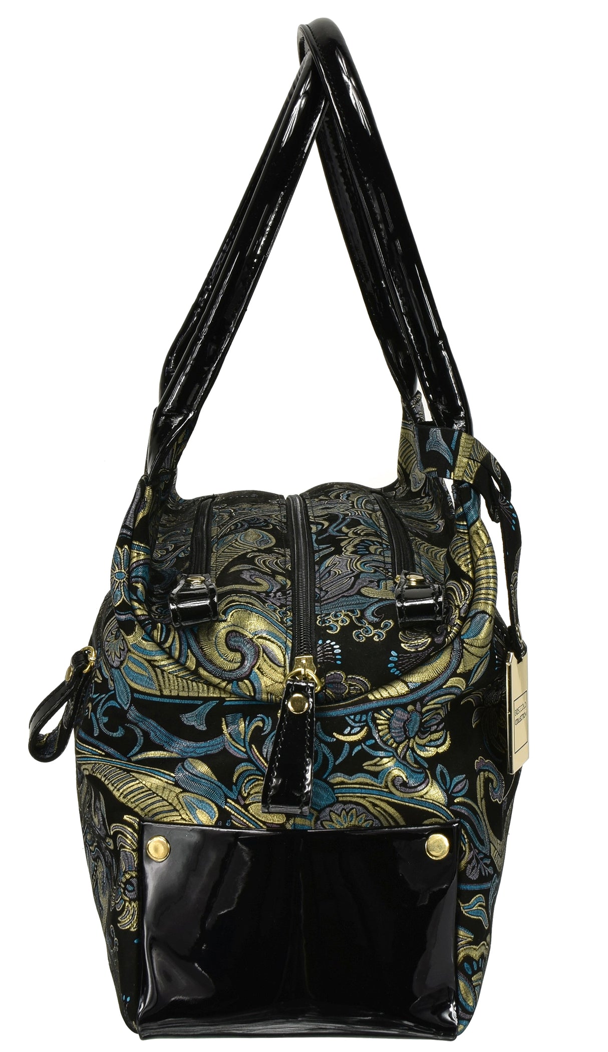 Bosccolo Urban Bag In Blue/Gold/Black