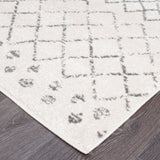 Oasis 454 White Rug