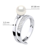 Ring Jewelry - Natural White - Longueur 18 cm