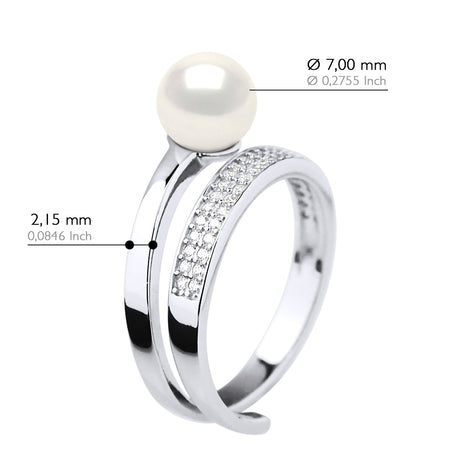 Ring Jewelry - Natural White - Longueur 18 cm