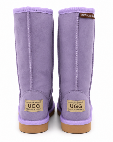 Australian Leather Ugg Kids Classic Long - Lilac - AU10
