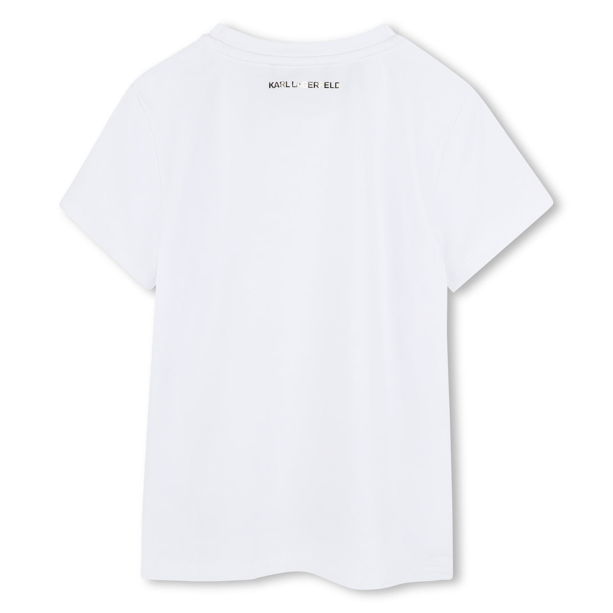 Karl Lagerfeld Girls Cafe Terrase D3 Short Sleeves Tee-Shirt - White