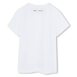 Karl Lagerfeld Girls Cafe Terrase D3 Short Sleeves Tee-Shirt - White
