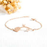 Bullion Gold One Piece Rose Bracelet in Rose Gold Layered Steel Jewellery