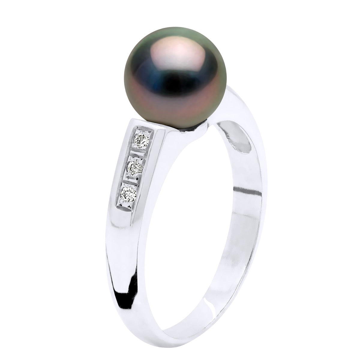 Ring Jewelry Diamond 0,06 Cts (6 X 0,01 Cts - Size 48 (FR)