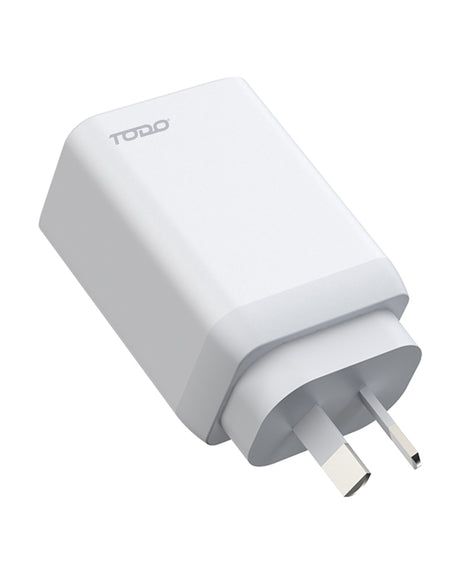 TODO 65W GaN USB Type C Charger Adaptor 3 Port Universal Charging Station 3.25A