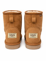 Australian Leather Ugg Mini Uggs - Chestnut - AU5