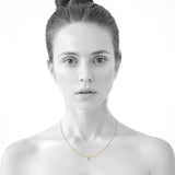 Bullion Gold Initials Brick Alphabet Letter Necklace Gold Layered Steel Jewellery