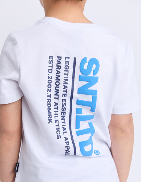 St Goliath Boys Podium Tee - White