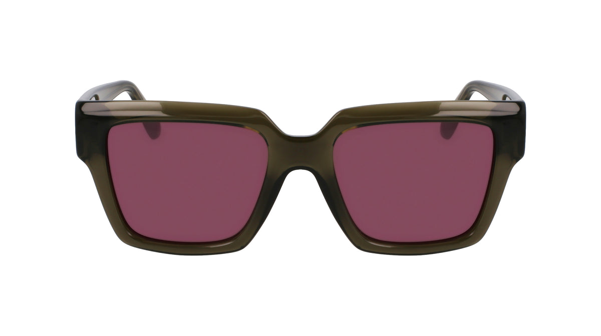 Salvatore Ferragamo SF2014S Womens Sunglasses - Transparent Khaki