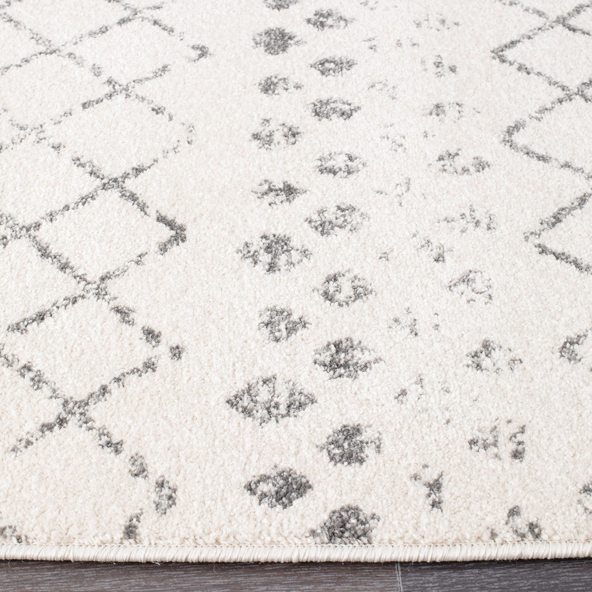 Oasis 454 White Runner Rug
