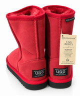 Australian Leather Ugg Classic Short - Tomato - AU5