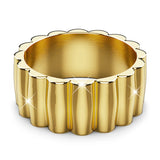 Bullion Gold Aurum Circle Gold Layered Ring