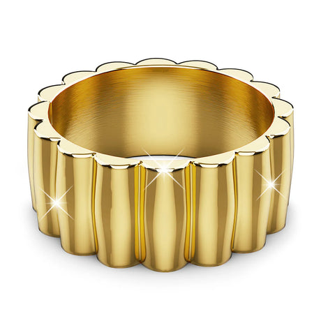 Bullion Gold Aurum Circle Gold Layered Ring