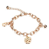 Bullion Gold Mixed Charm Bracelet