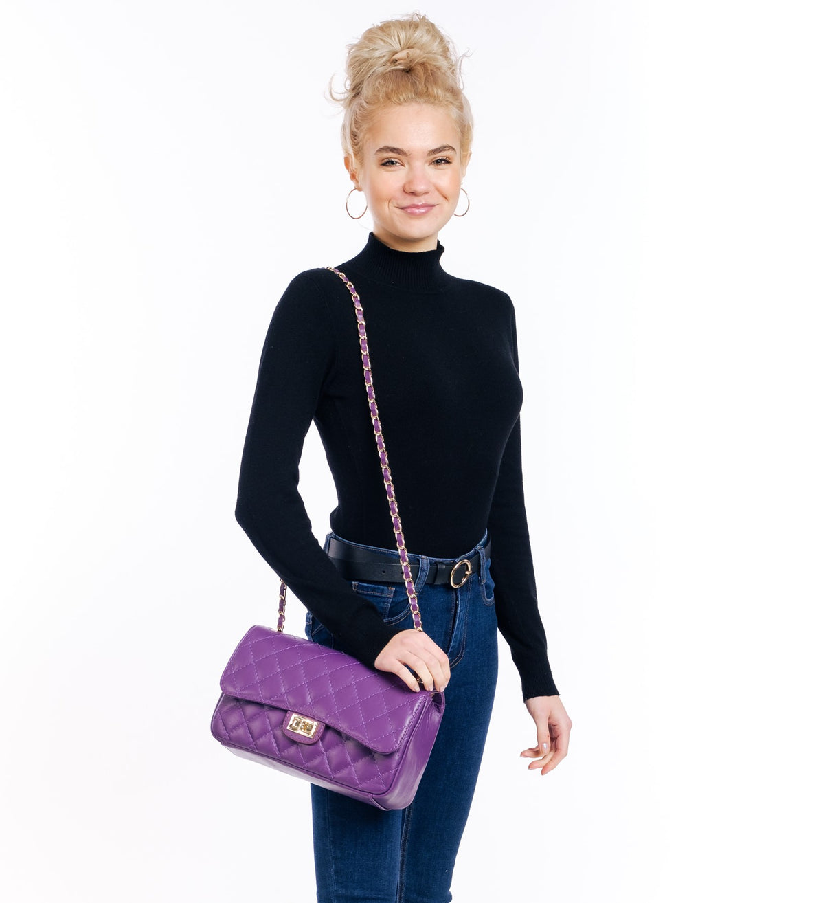 Bosccolo Shoulder Bag - Purple