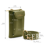 LONDON - Wallet Smartphone Crossbody Bag - KHAKI