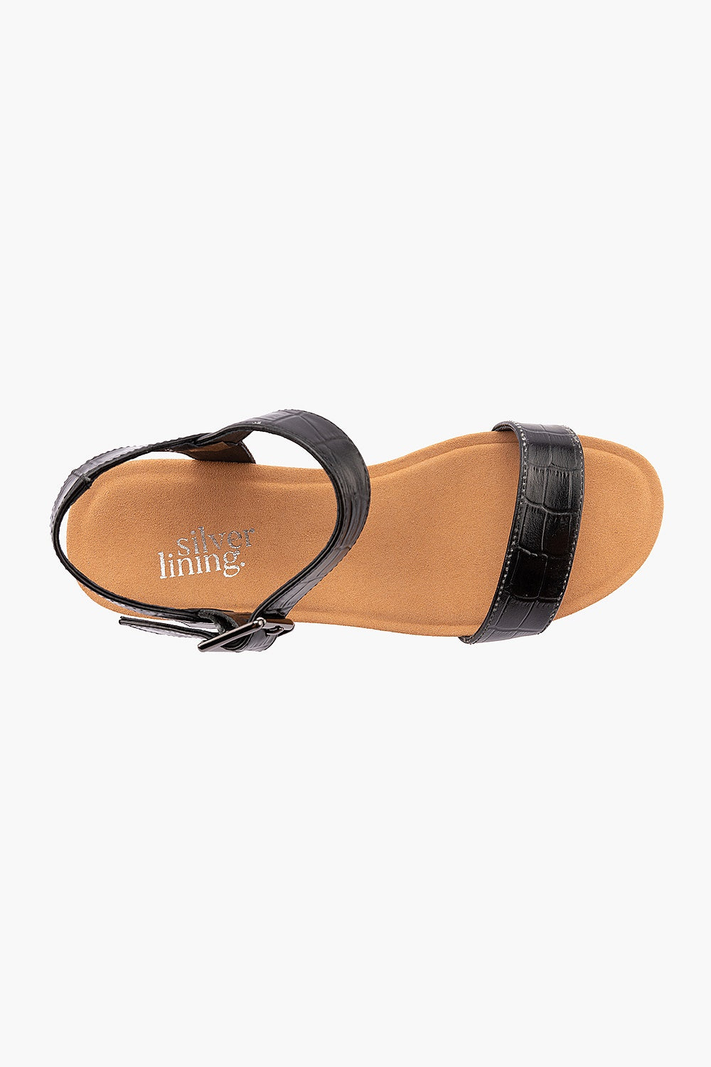 Silver Lining Lunar Black Croc