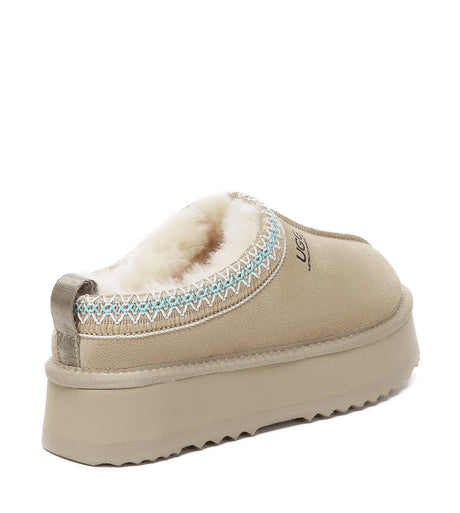 Ventus Cow Suede Platform in Sand