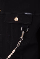 Dolce & Gabbana Men Chain Denim Jacket