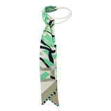 Green Scarf and Cultured Pearl Strand Set
