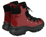 Bosccolo Womens Boots - Black/Red