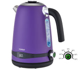 TODO 1.7L Stainless Steel Cordless Kettle Keep Warm Electric Led Water Jug - Purple
