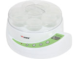 Electric Yoghurt Maker 8 Cup Digital Lcd Temp Timer 150Ml Cup X8 Xj-5K102