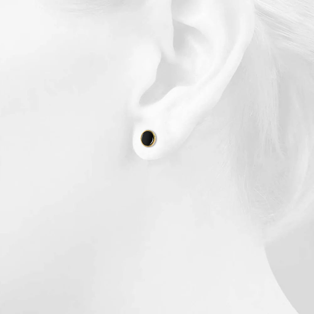 Bullion Gold Mitch Stud Earrings 8mm