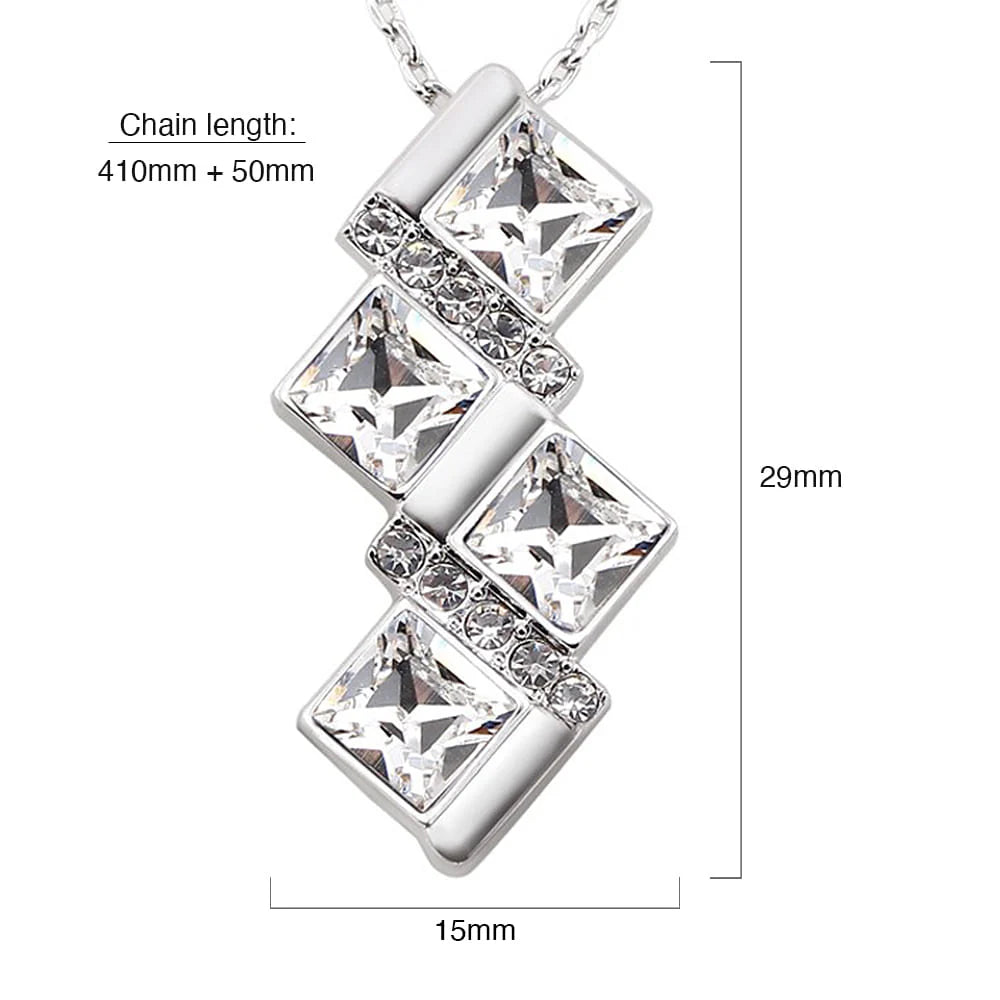Krystal Couture Charades Necklace Embellished with SWAROVSKI Crystals