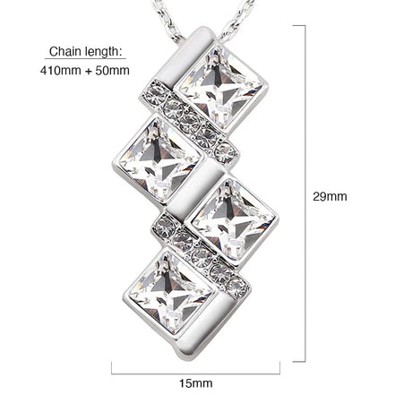 Krystal Couture Charades Necklace Embellished with SWAROVSKI Crystals
