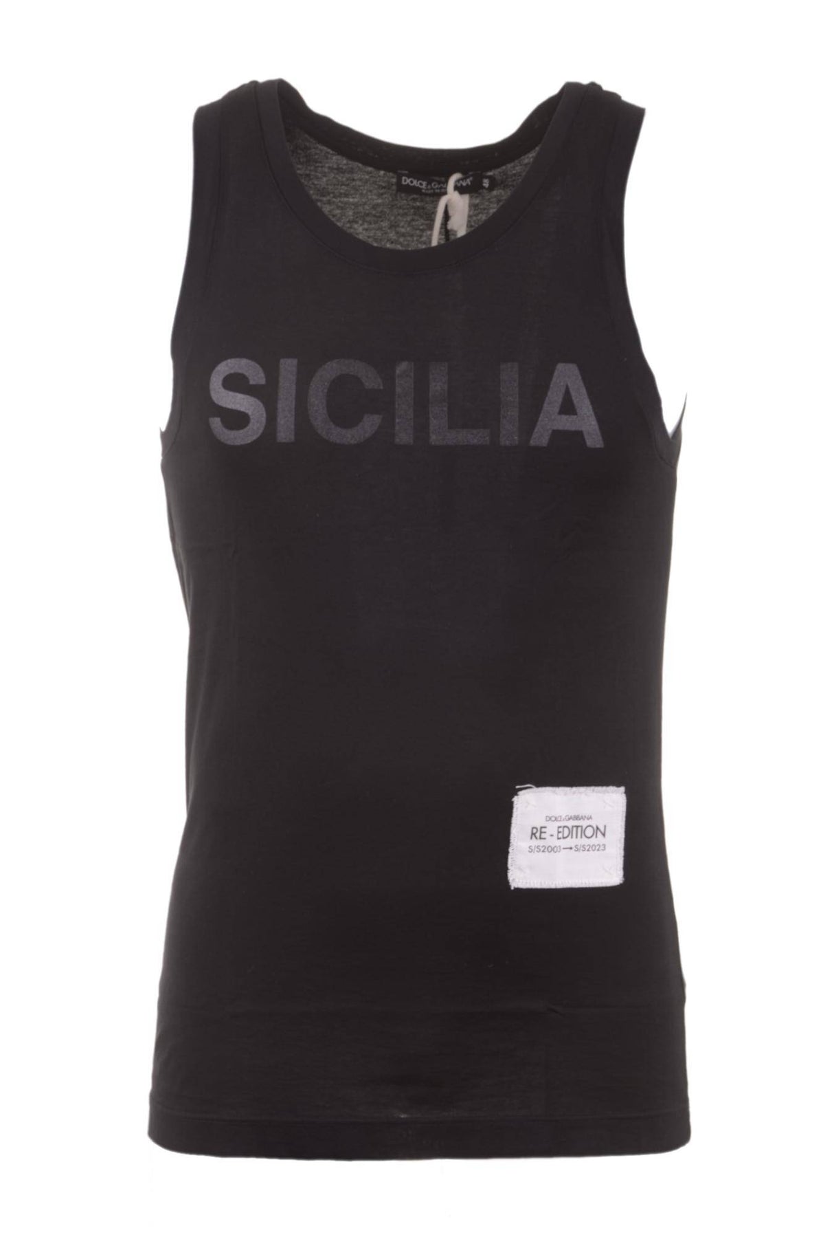 Dolce & Gabbana Men "Sicilia" Sleeveless T-shirt