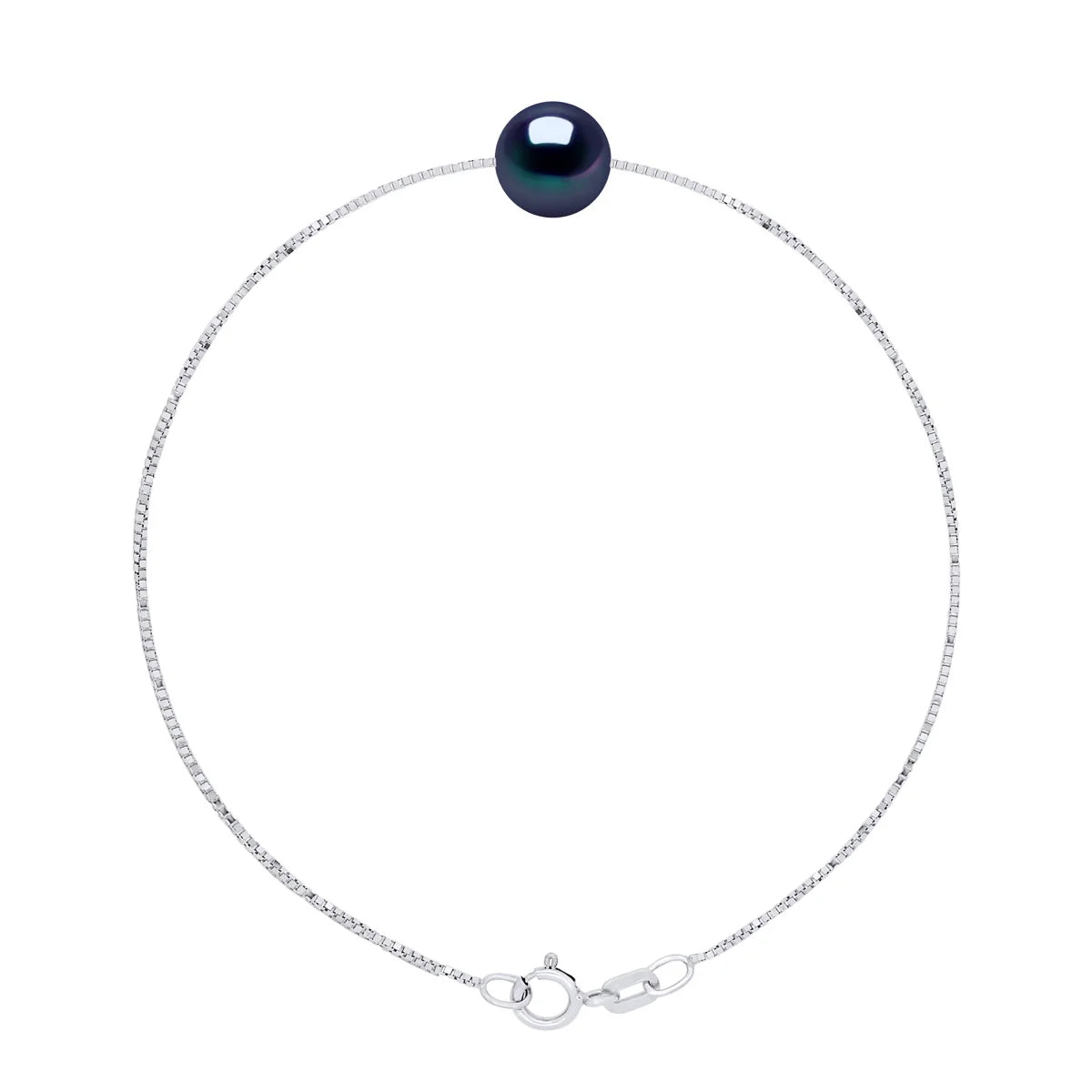 Manufacture Royale Bracelet Freshwater Pearl Black White Gold