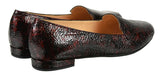 Bosccolo Womens Moccasin - Iridescent Burgundy