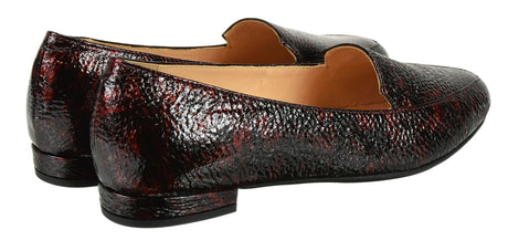 Bosccolo Womens Moccasin - Iridescent Burgundy