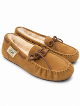 Australian Leather Ugg Moccasin - Chestnut - AU12