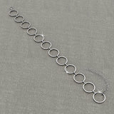 Bullion Gold Open Circle Choker Necklace