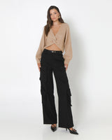 Madison The Label Blane Cargo Pants - Black
