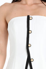 Lost In Lunar Women's Daisy Top - White
