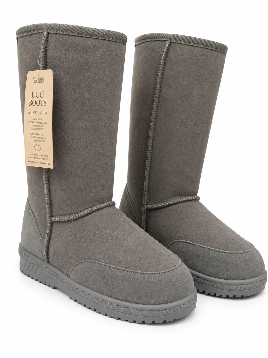 Australian Leather Ugg Classic Long Grey M6/L7